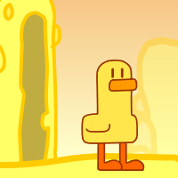 Duck in Cheeseland by Ru Deng